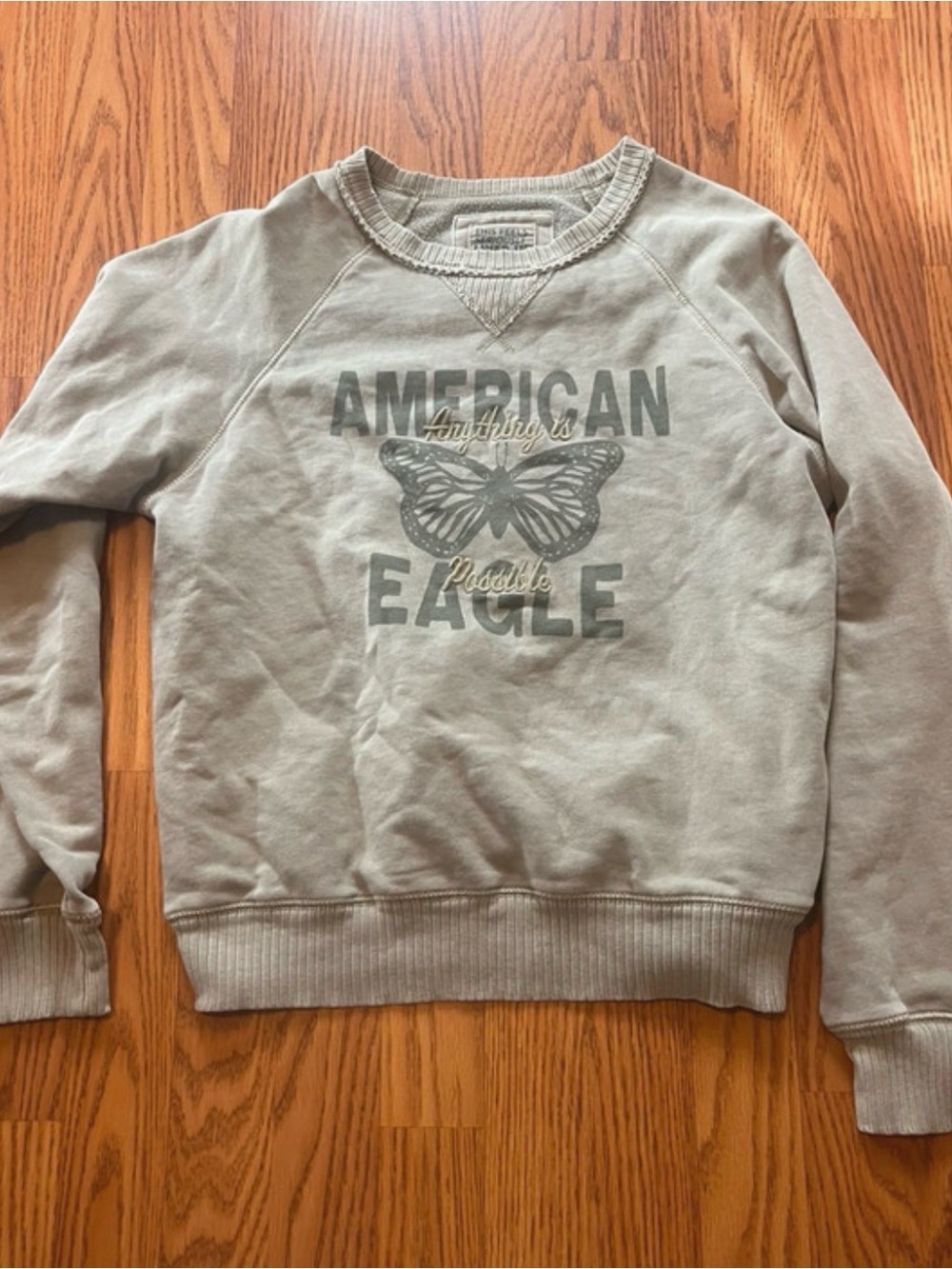 XS America Eagle oversized comfy sweatshirt crewneck
